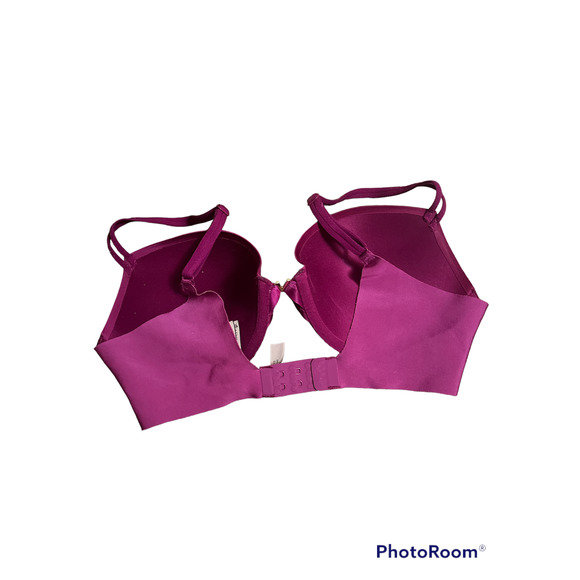 Victoria's Secret Purple Push Up Bra 32D - Picture 2 of 5
